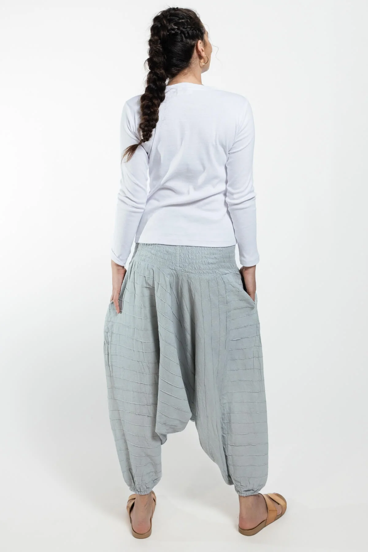 Low Crotch Pants - Pintuck - Image 19