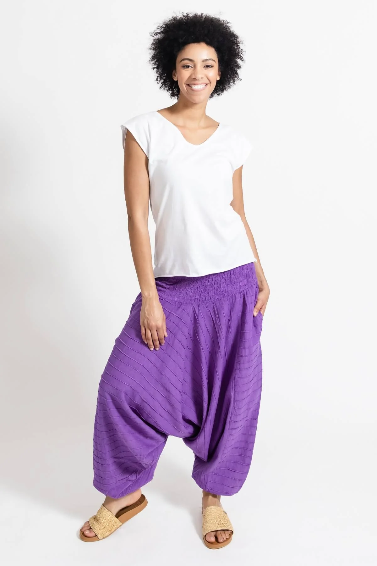 Low Crotch Pants - Pintuck - Image 21