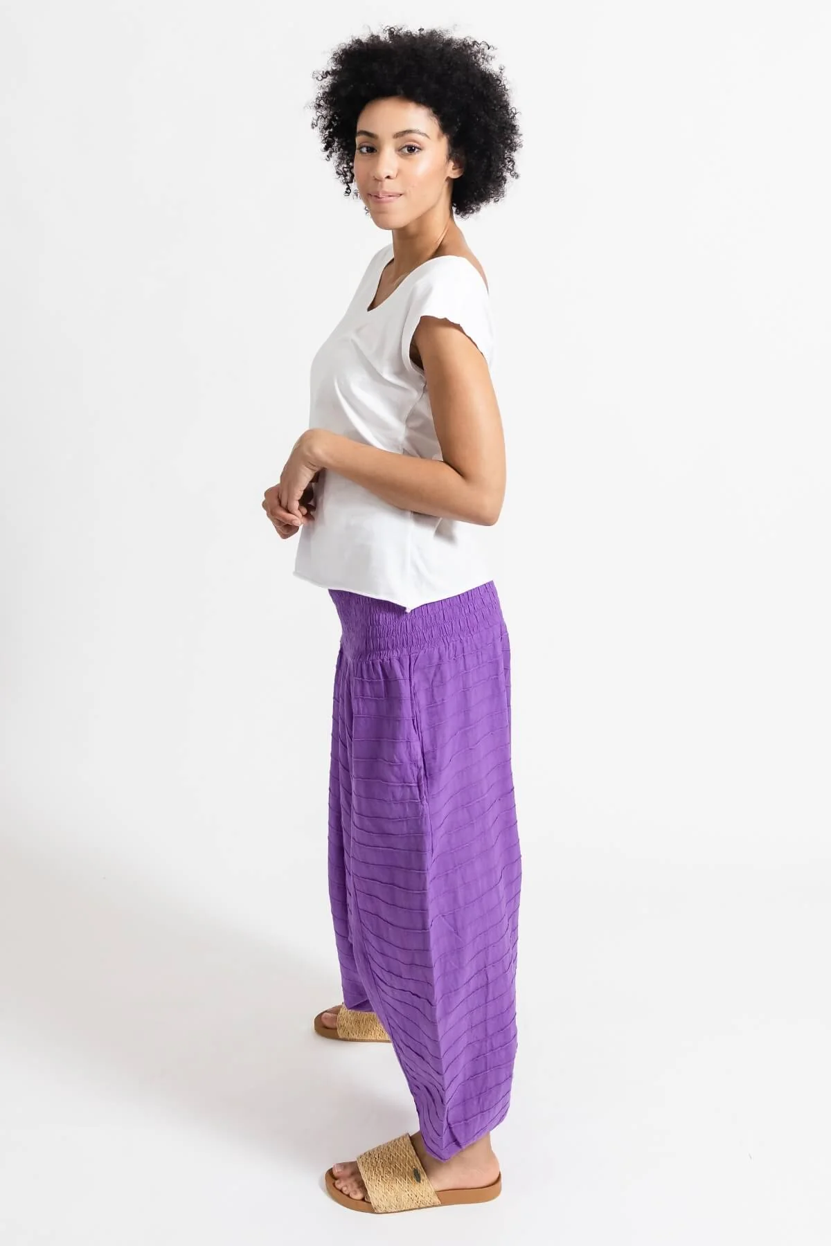 Low Crotch Pants - Pintuck - Image 22
