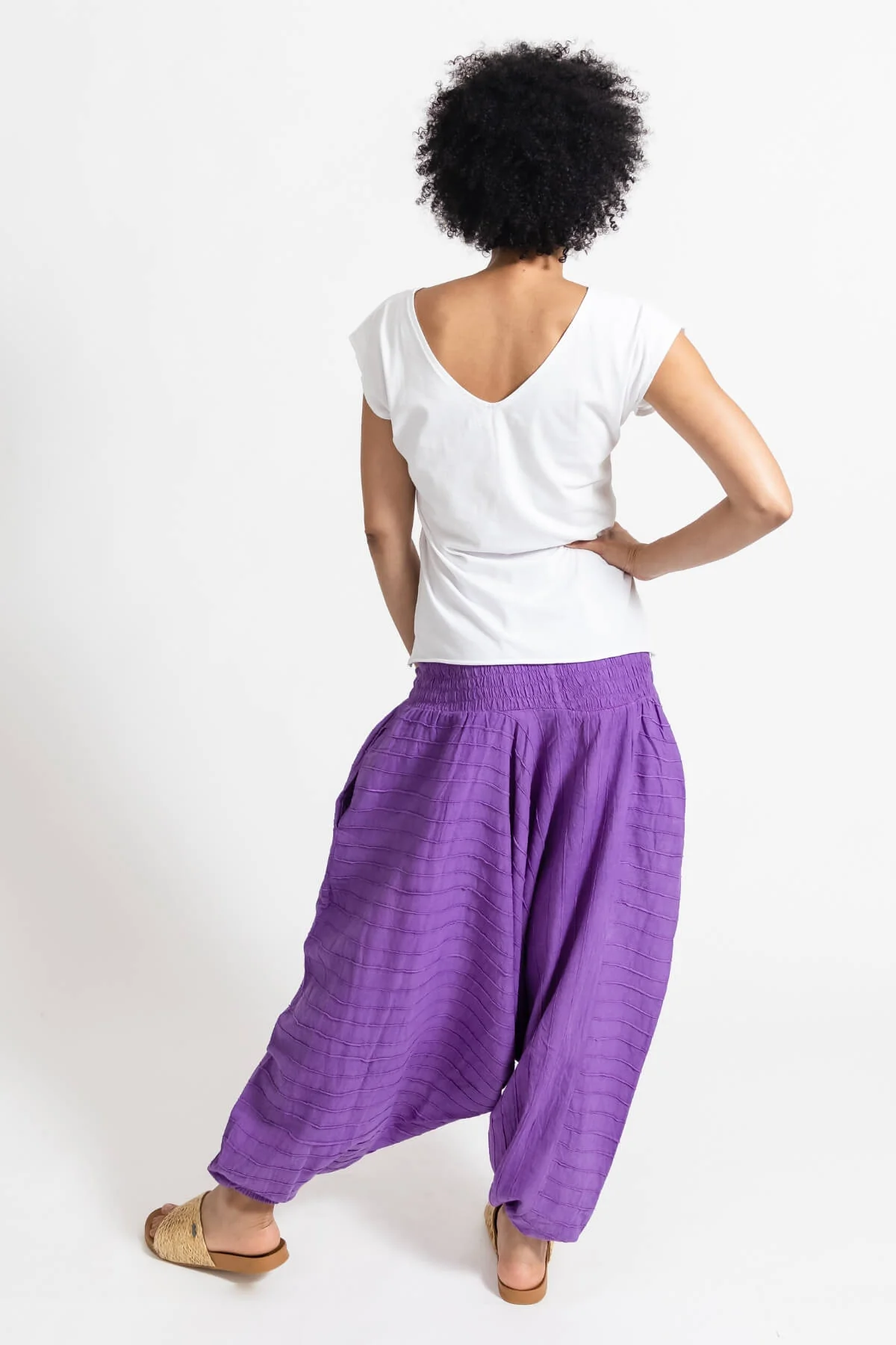 Low Crotch Pants - Pintuck - Image 24