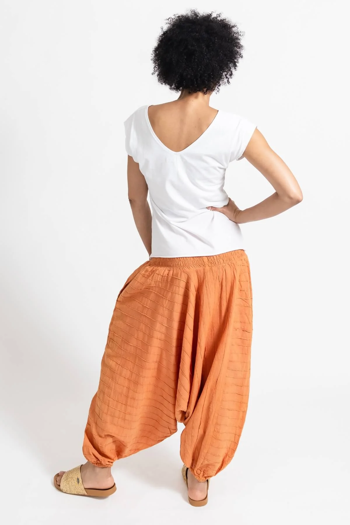 Low Crotch Pants - Pintuck - Image 35