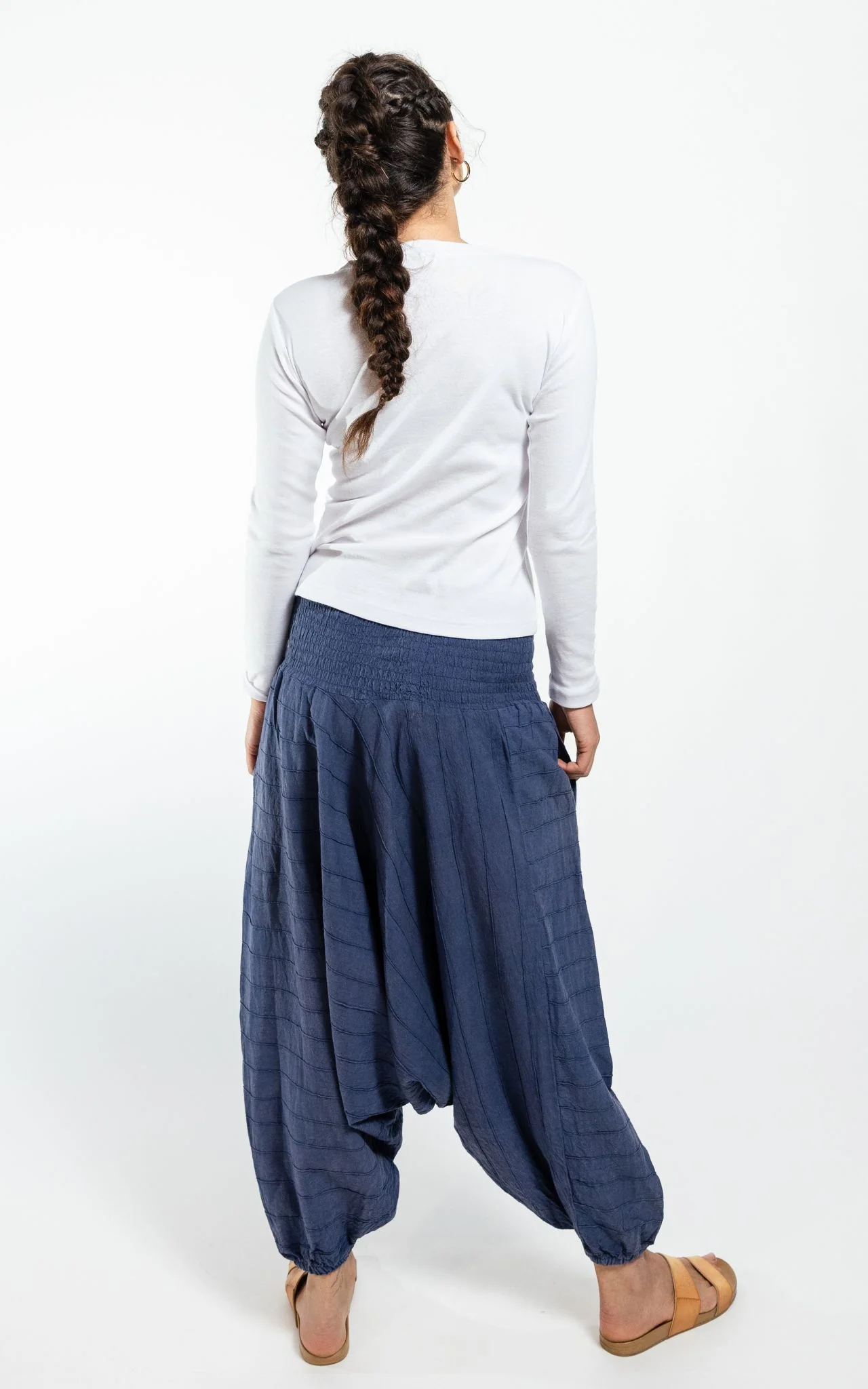 Low Crotch Pants - Pintuck - Image 46