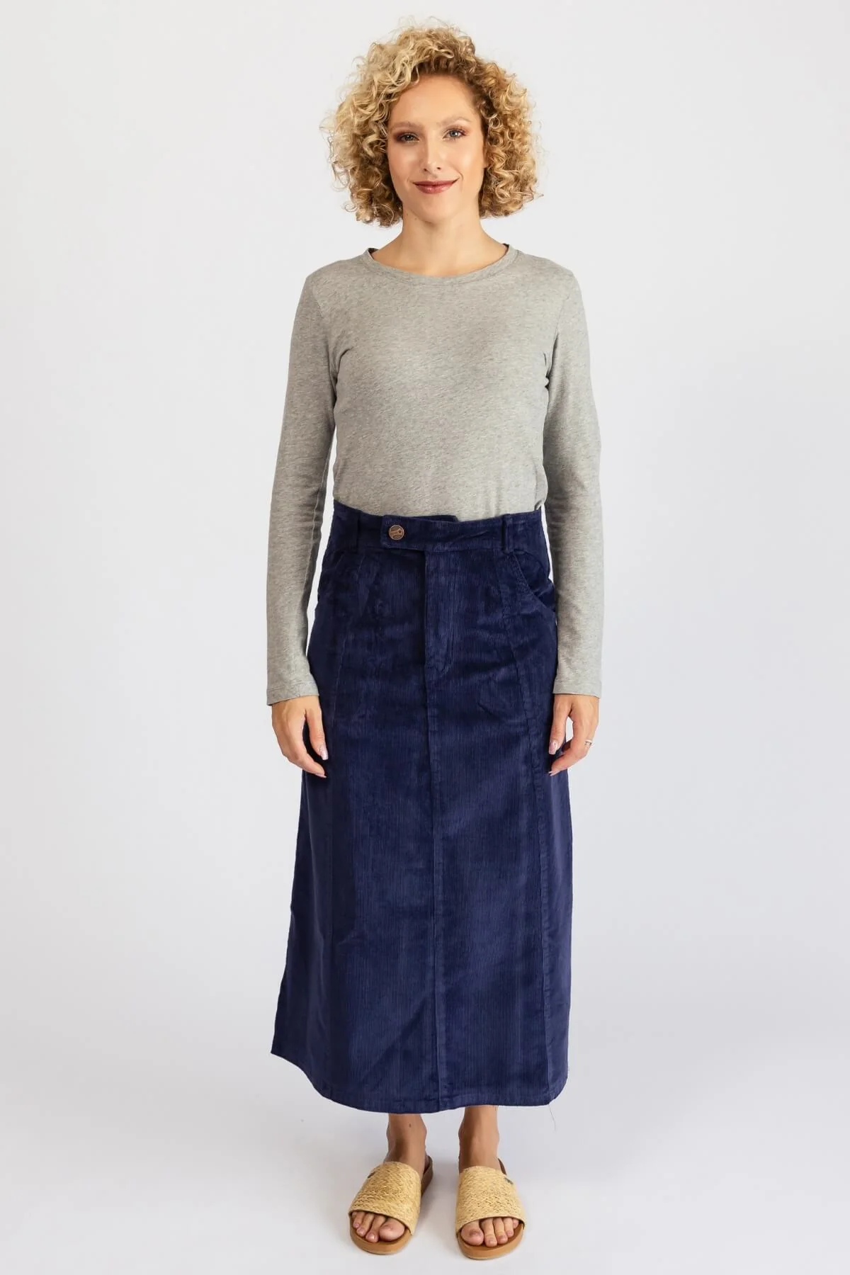 Corduroy Maxi Skirt - Image 20