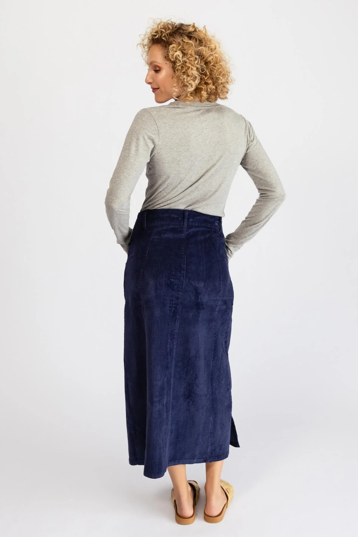 Corduroy Maxi Skirt - Image 21