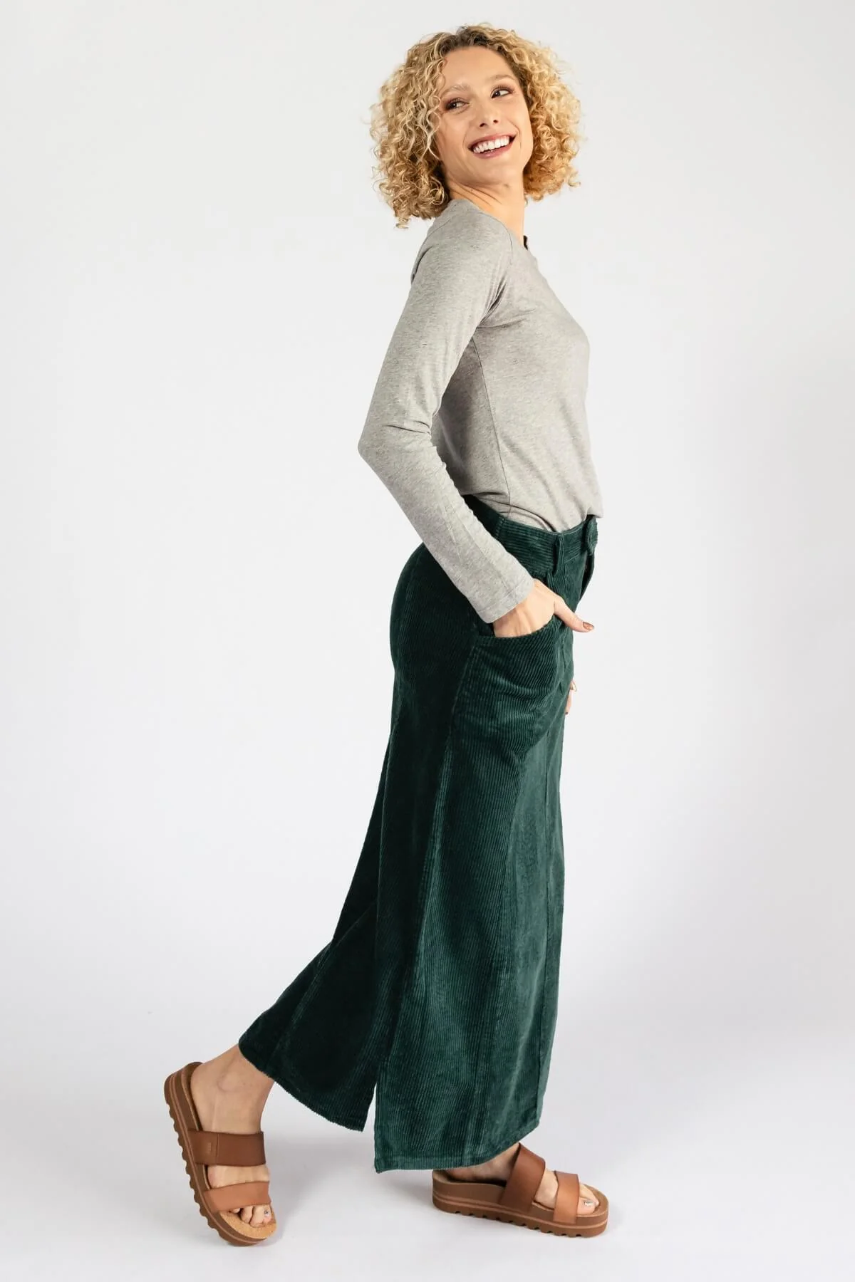 Corduroy Maxi Skirt - Image 30