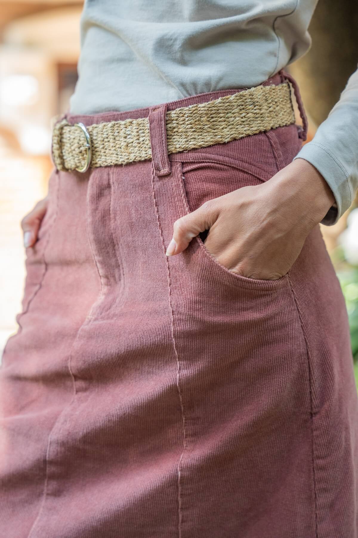 Corduroy Maxi Skirt - Image 39