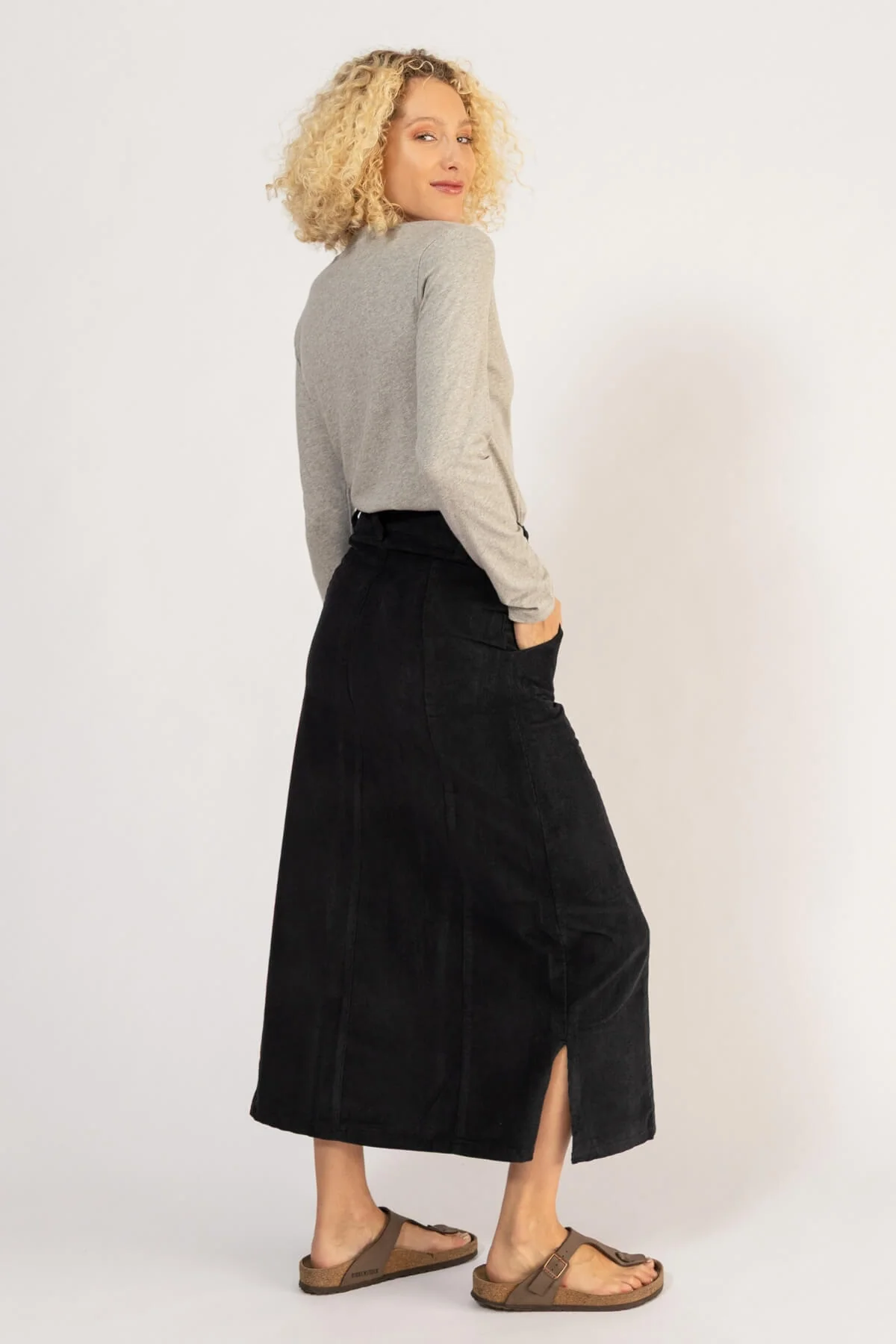 Corduroy Maxi Skirt - Image 50