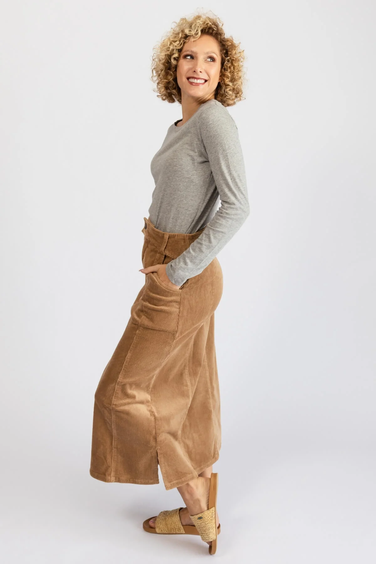 Corduroy Maxi Skirt - Image 7