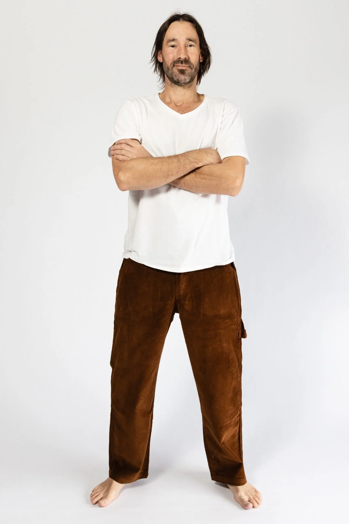 Corduroy Trousers - Walnut