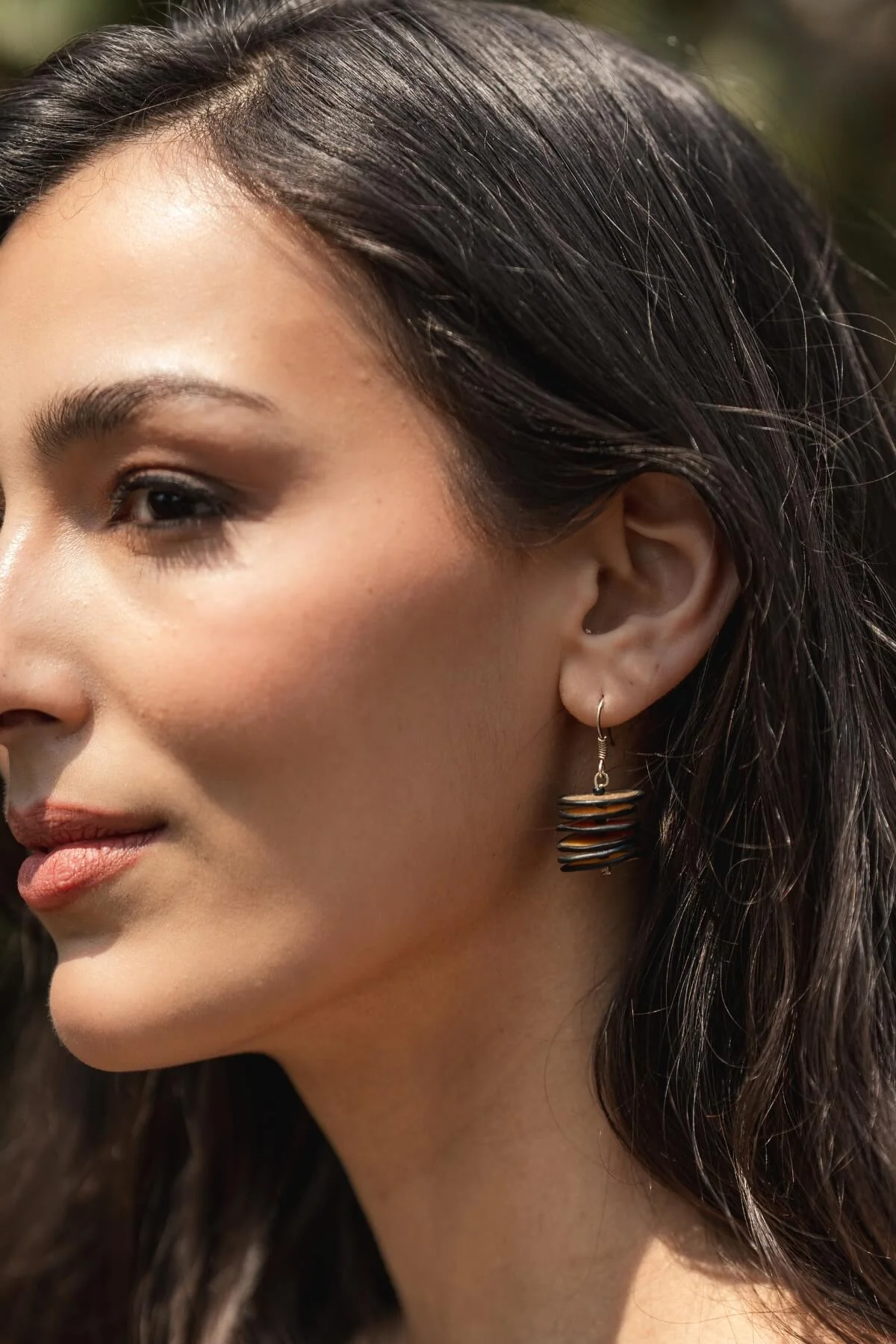 Disc Earrings - Spice - Image 4