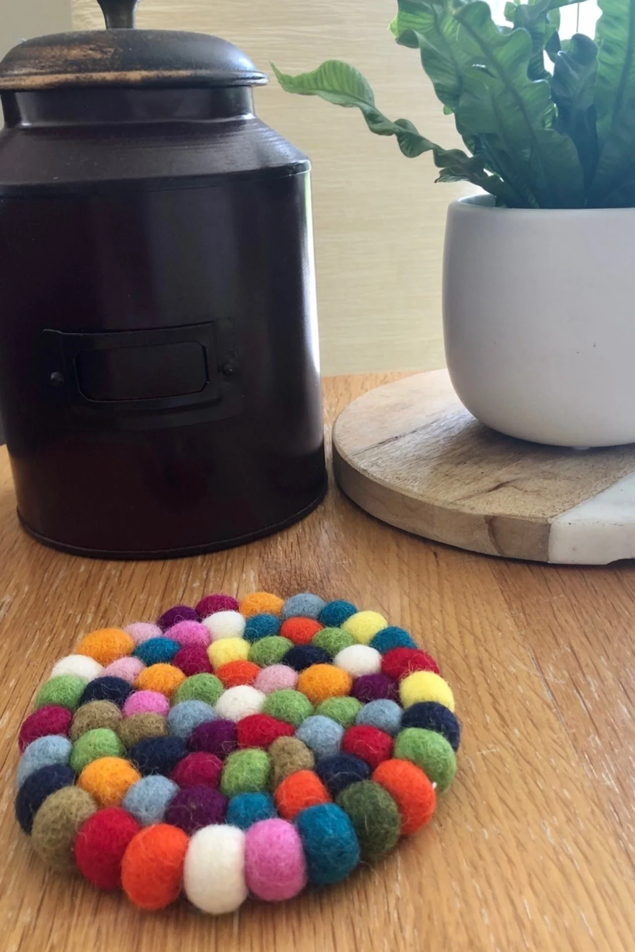Felt Ball Coasters - Multicolour - Image 6