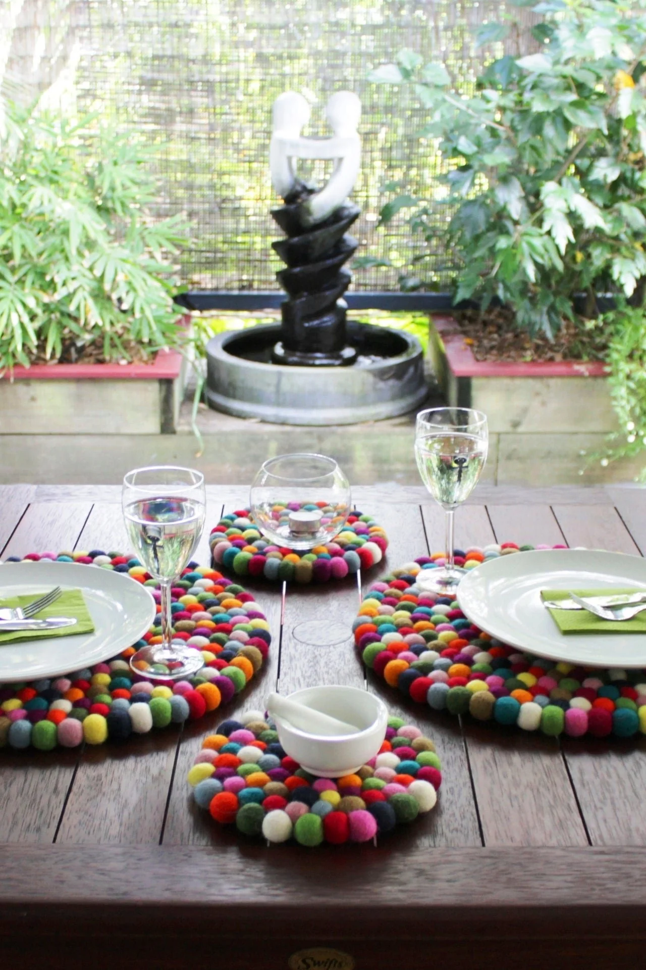 Felt Ball Trivet - Multicolour - Image 9