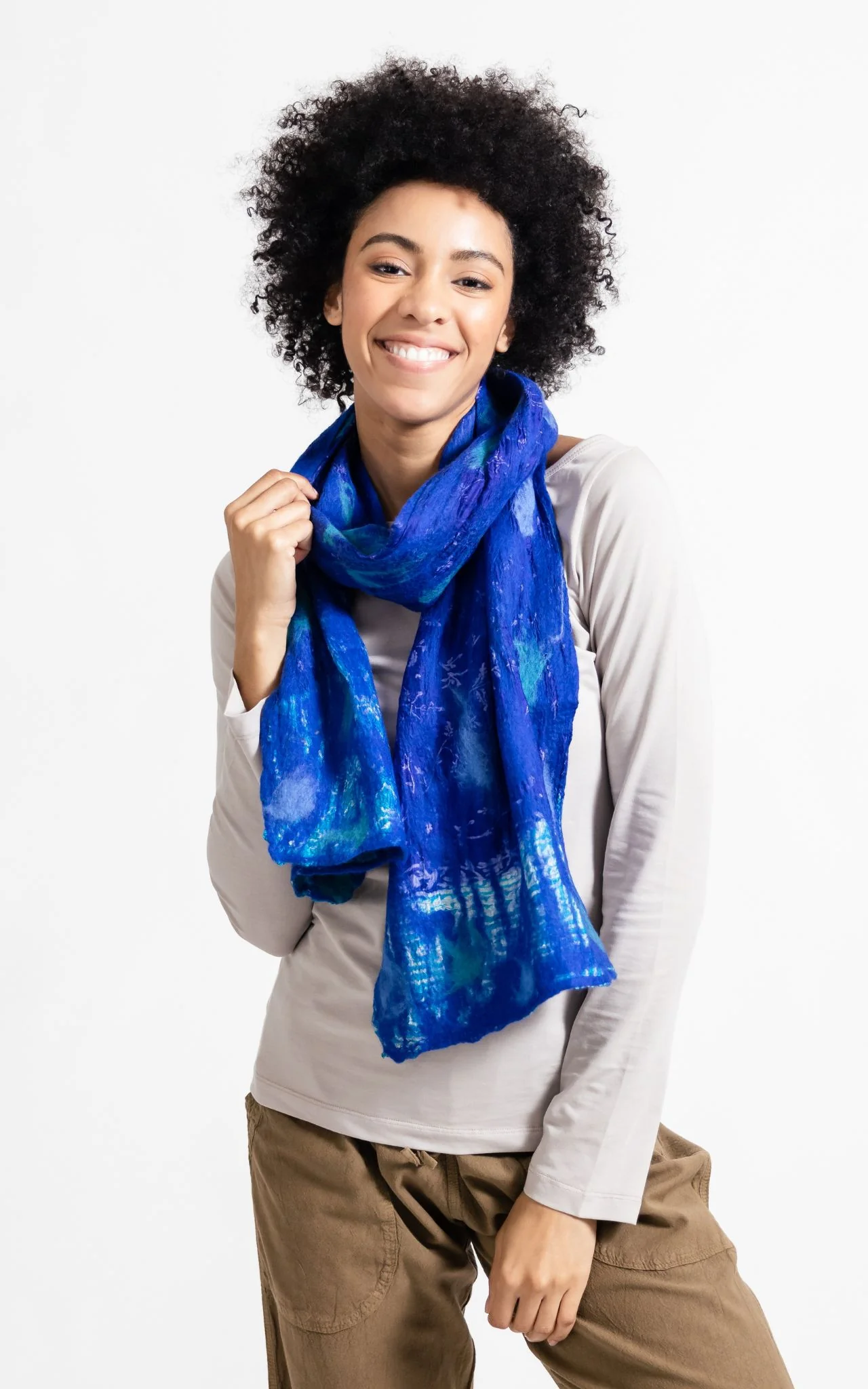 Felt + Silk Scarf - Image 2