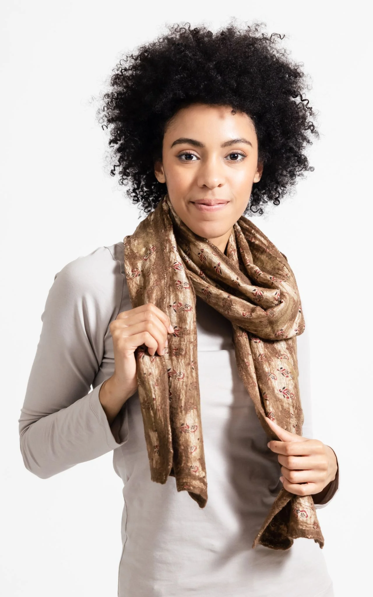 Felt + Silk Scarf - Image 4