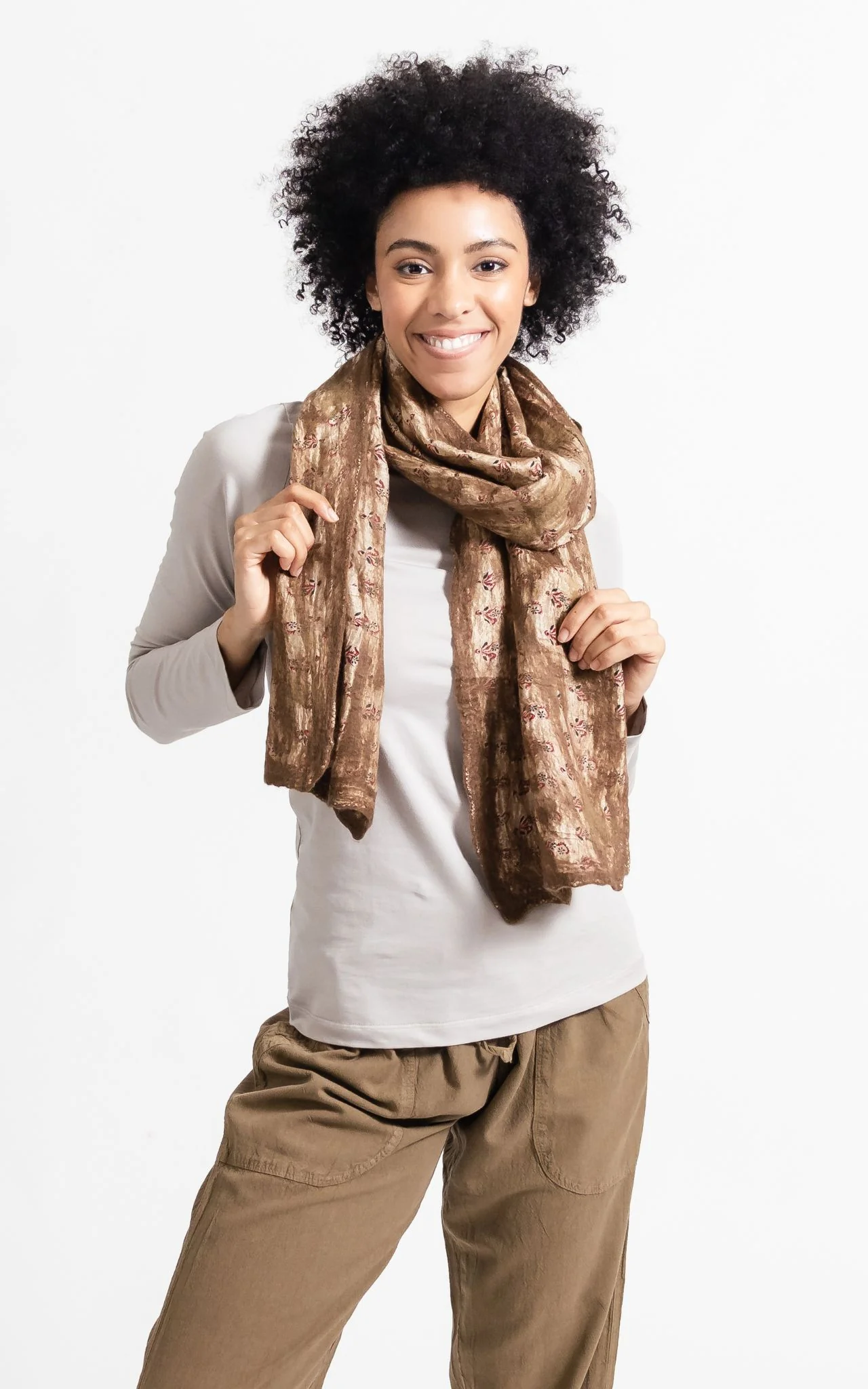 Felt + Silk Scarf - Image 6