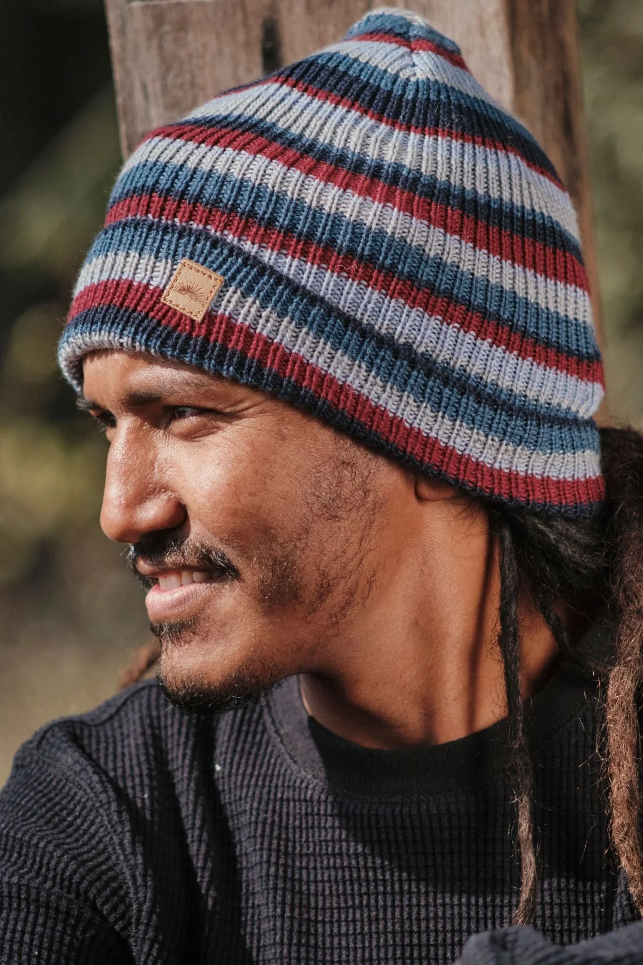 Fisherman Beanie - Striped - Image 3