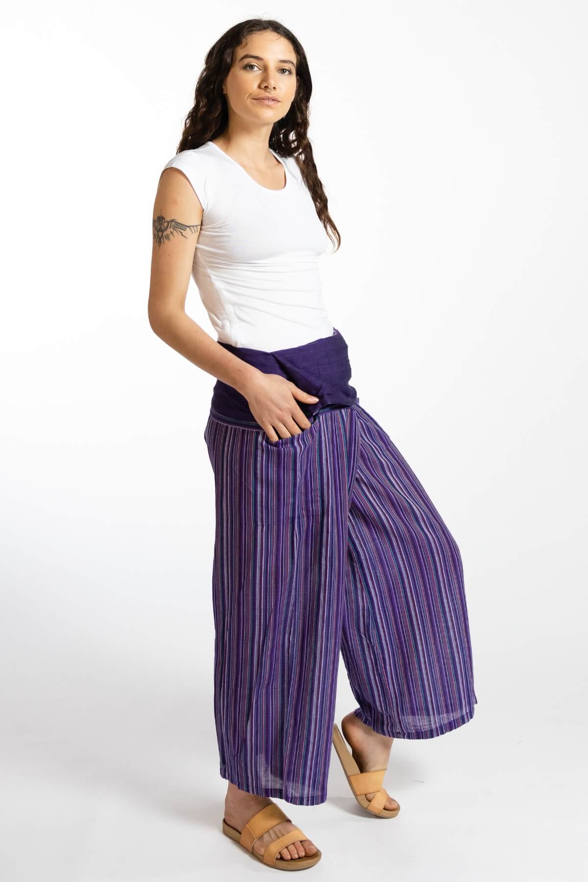Fisherman Pants - Striped - Image 18