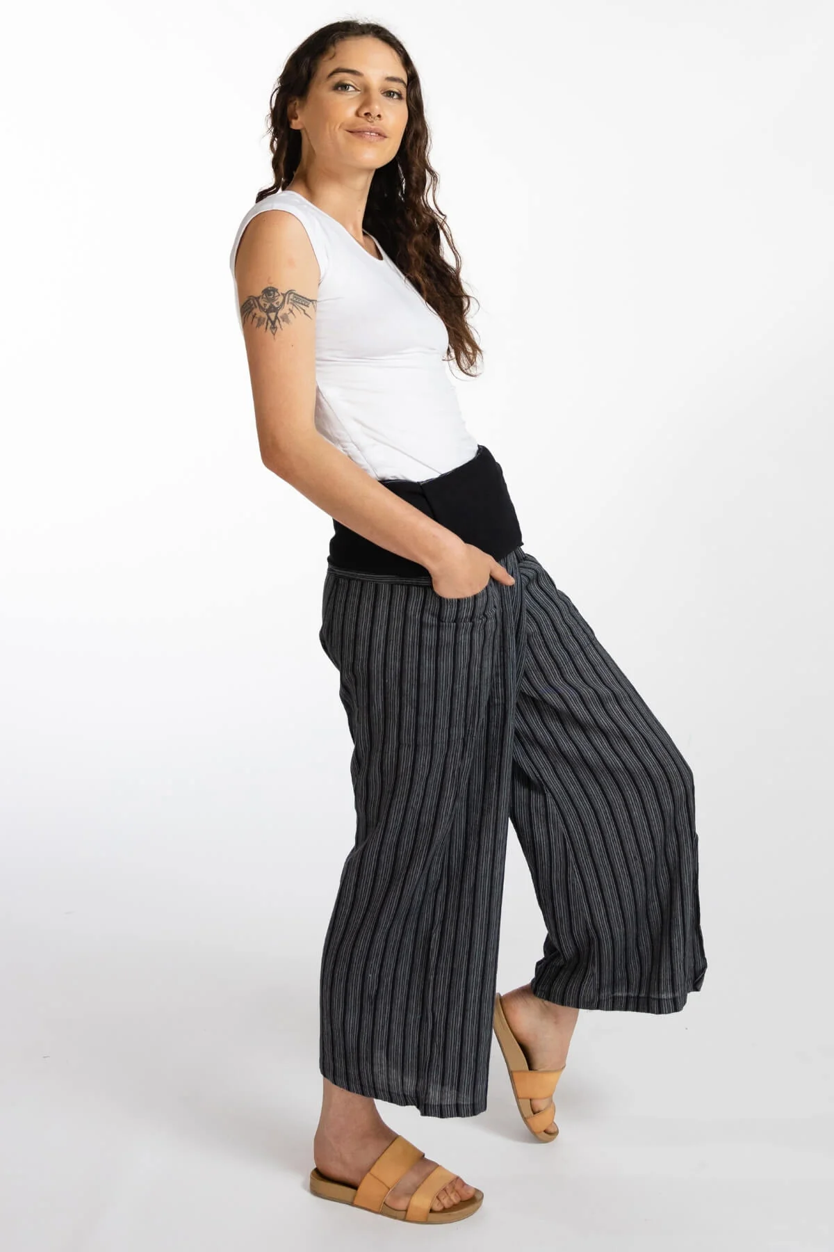 Fisherman Pants - Striped - Image 3