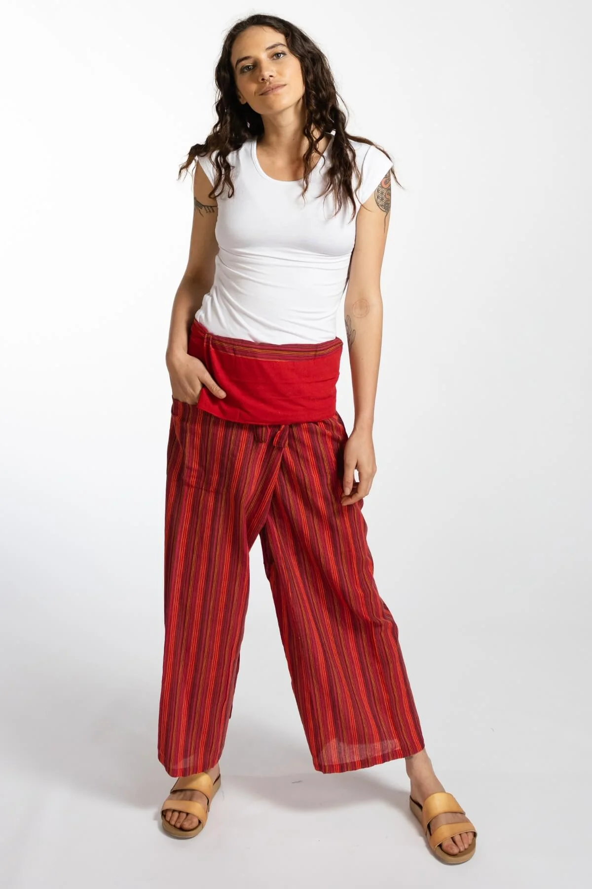 Fisherman Pants - Striped - Image 36