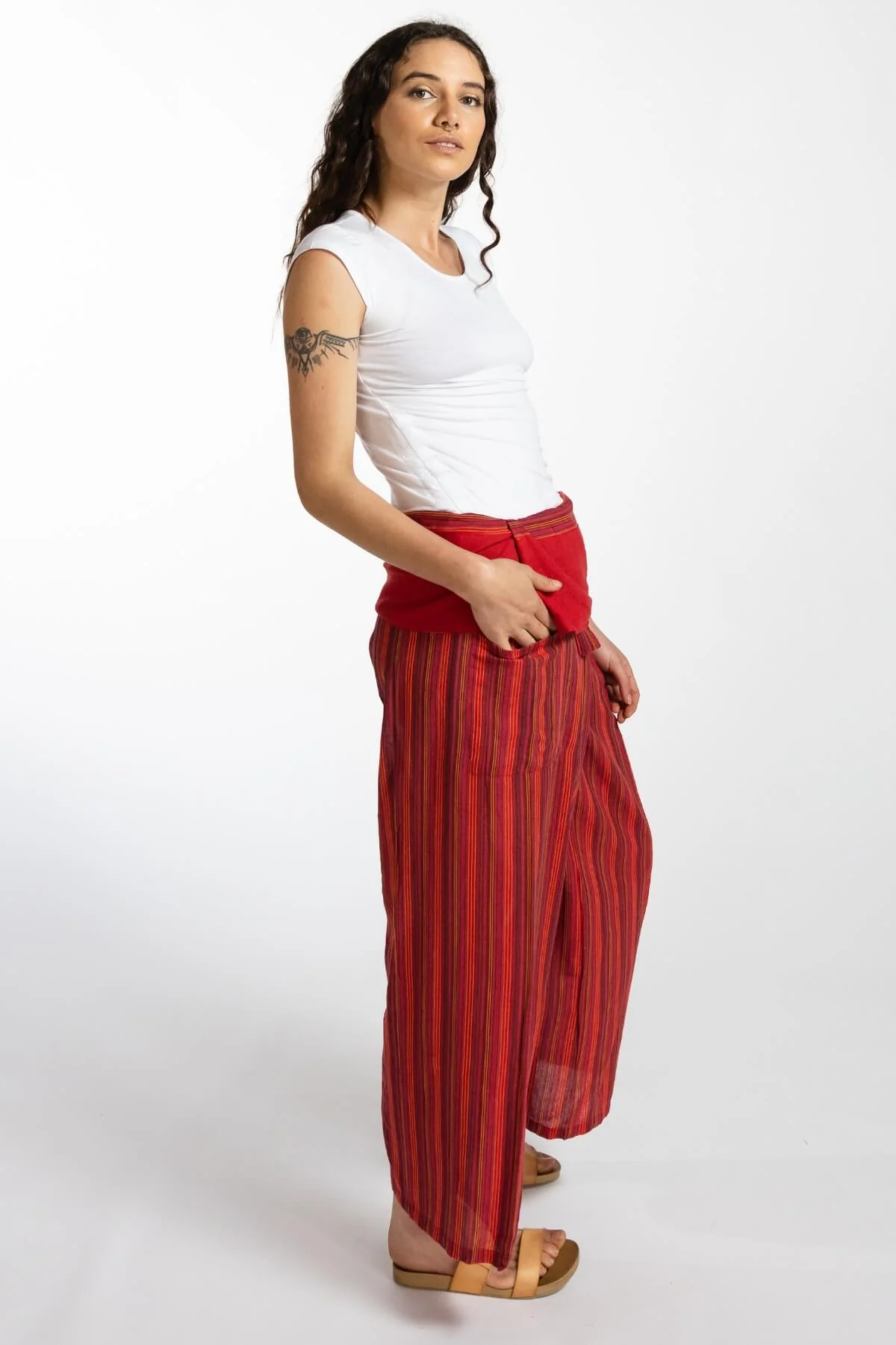 Fisherman Pants - Striped - Image 37