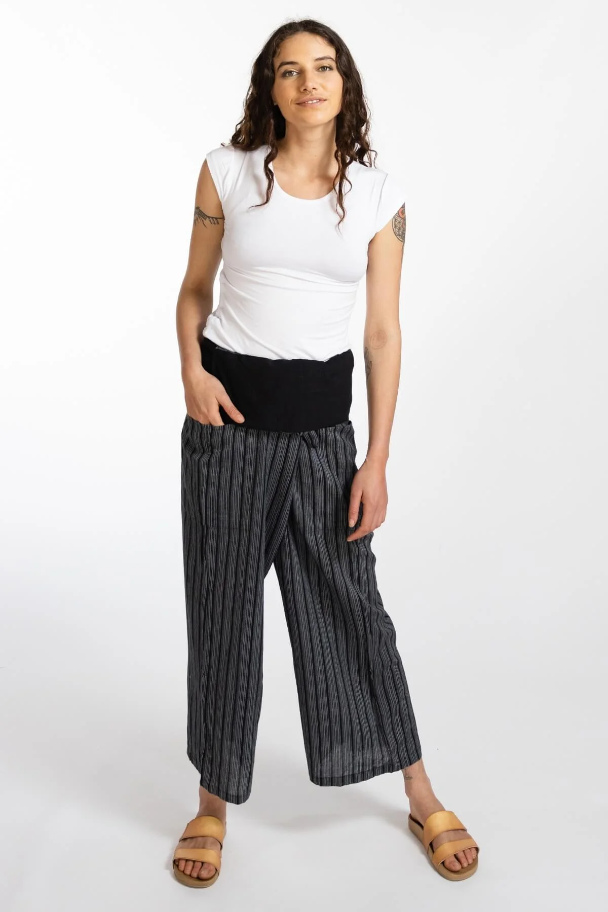 Fisherman Pants - Striped - Image 4