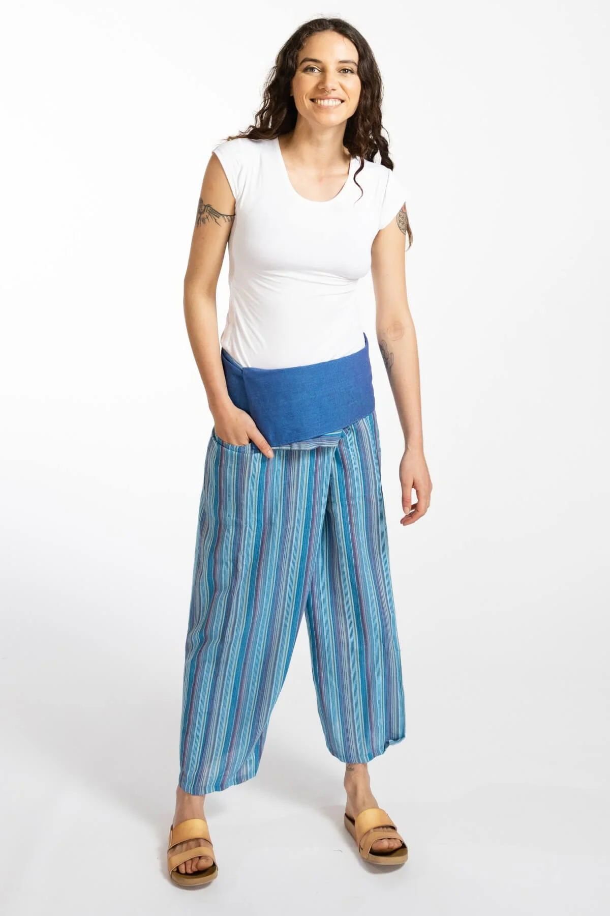 Fisherman Pants - Striped - Image 8