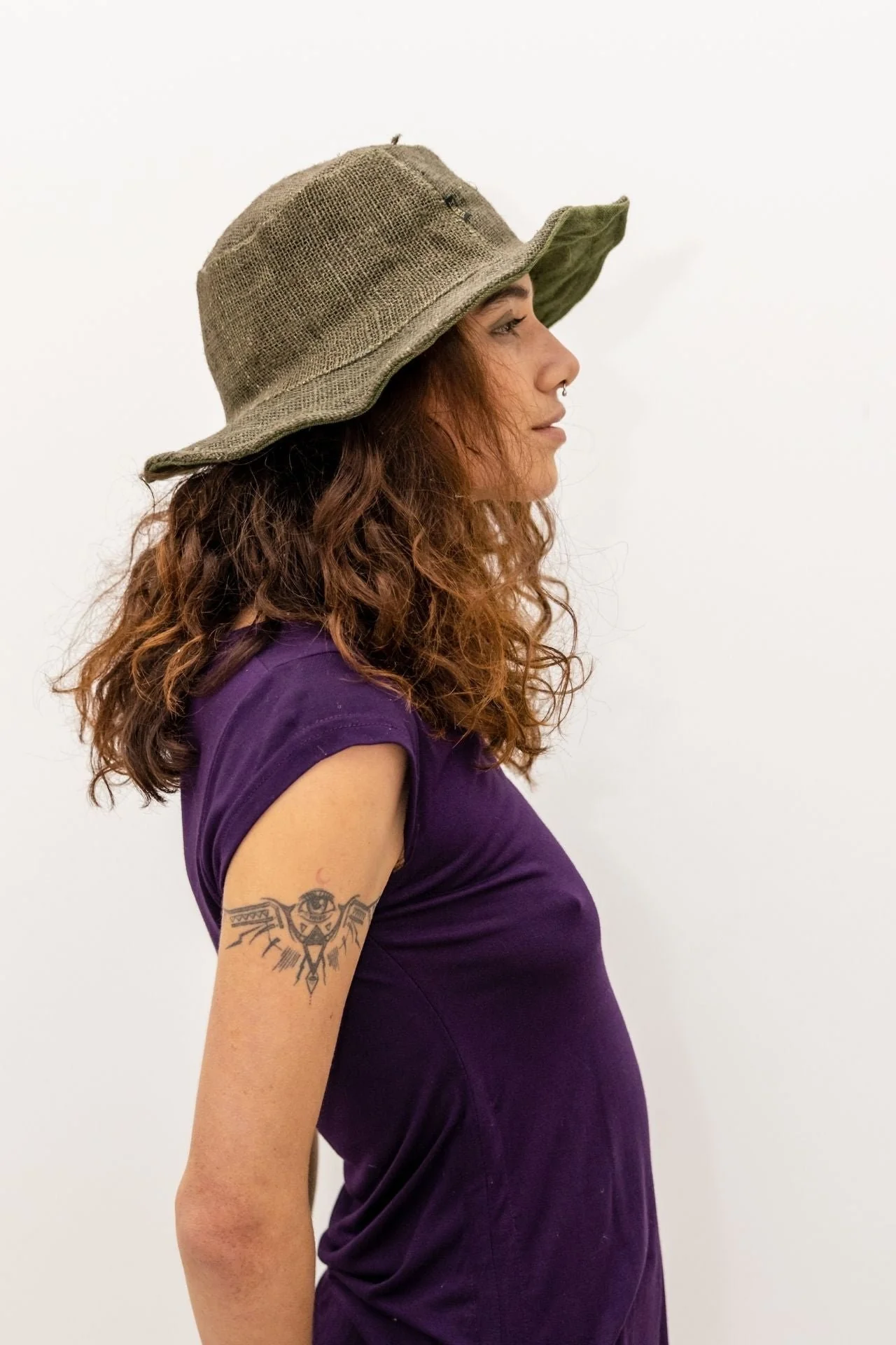 Wide Brim Hemp Hat - Image 3