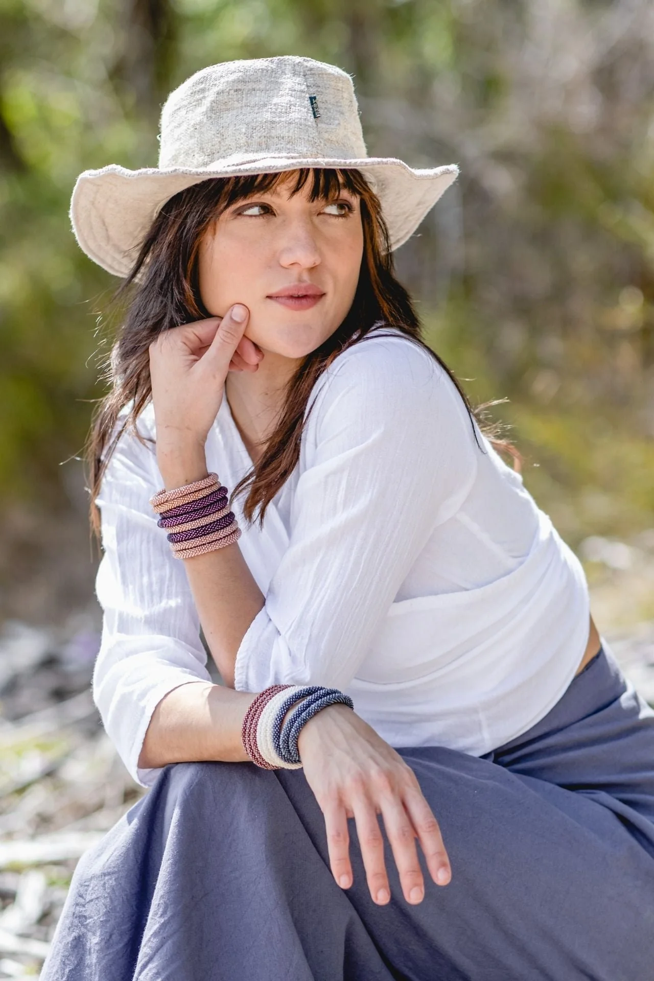 Wide Brim Hemp Hat - Image 6