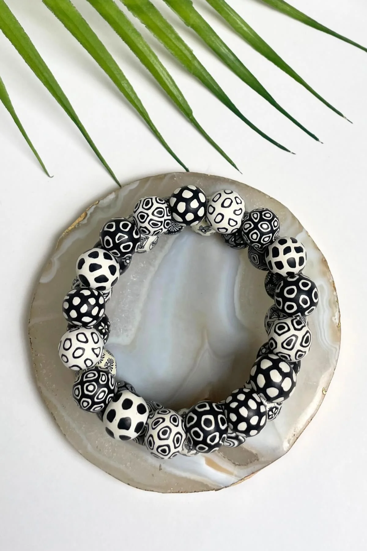Mala Bracelets - Black + White - Image 2