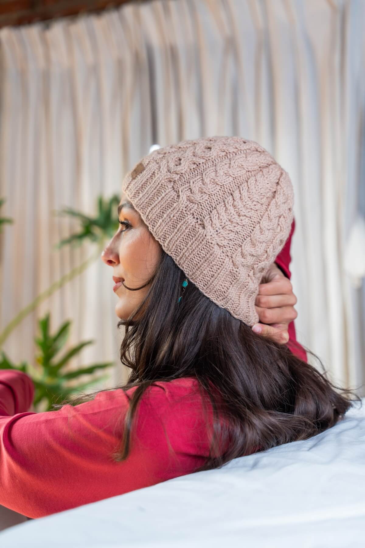 Cable Knit Beanie - Image 12