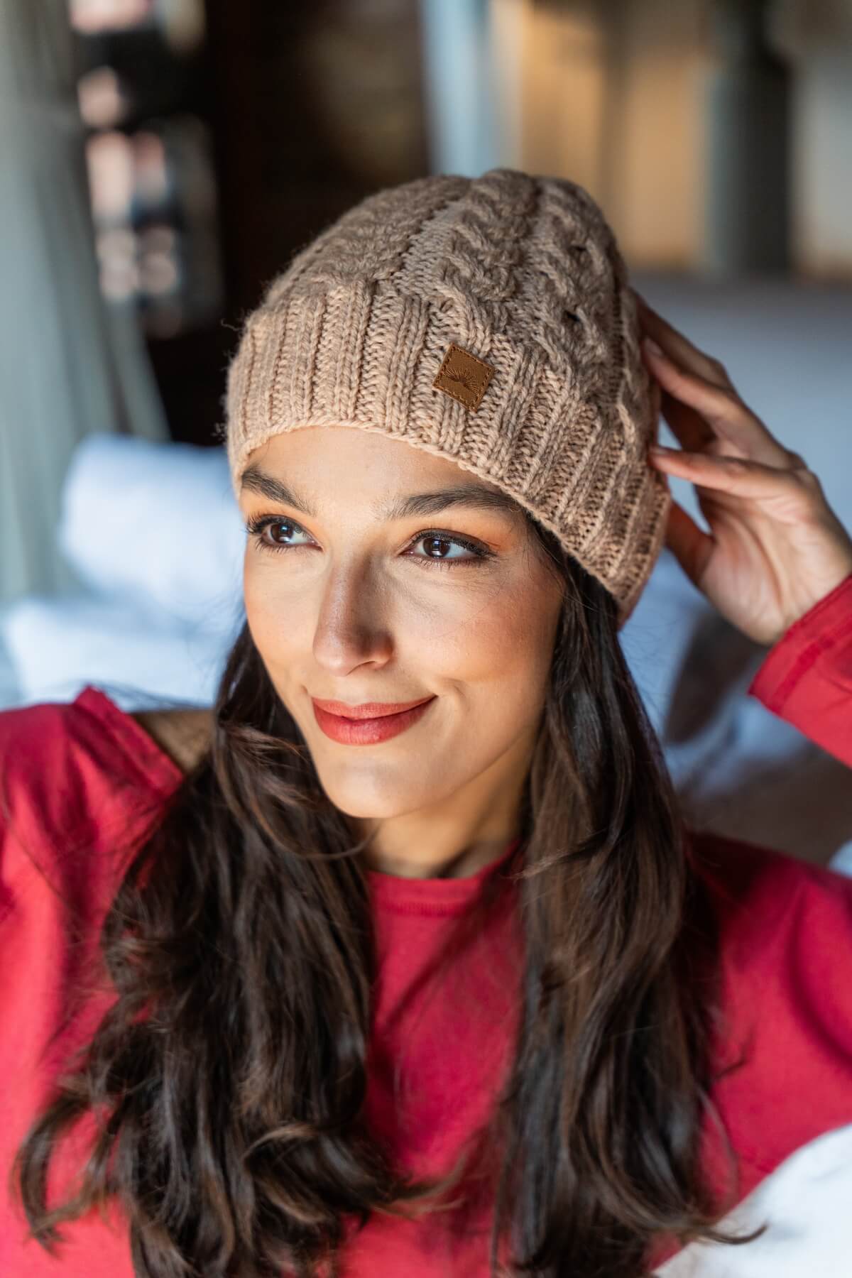 Cable Knit Beanie - Image 13
