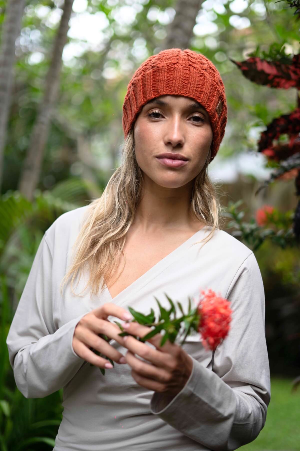 Cable Knit Beanie - Image 6