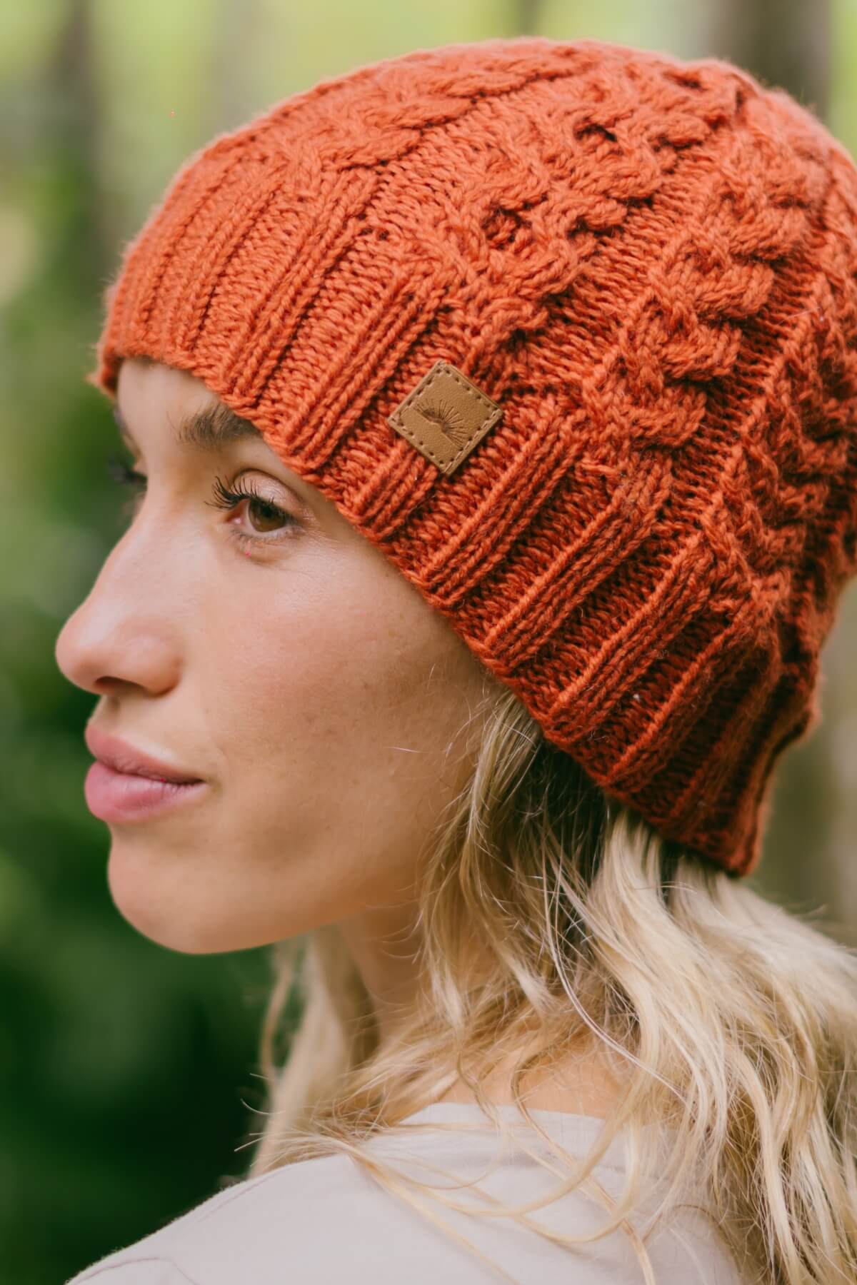 Cable Knit Beanie - Image 7