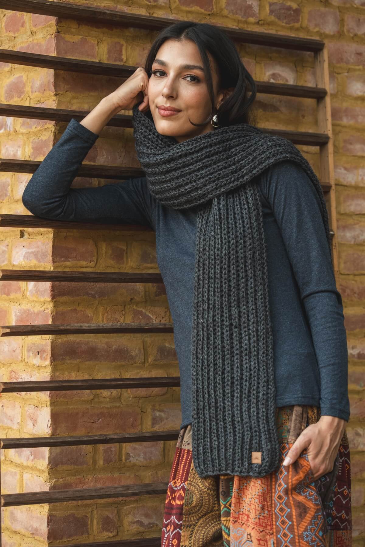 Merino Wool Scarf - Image 3
