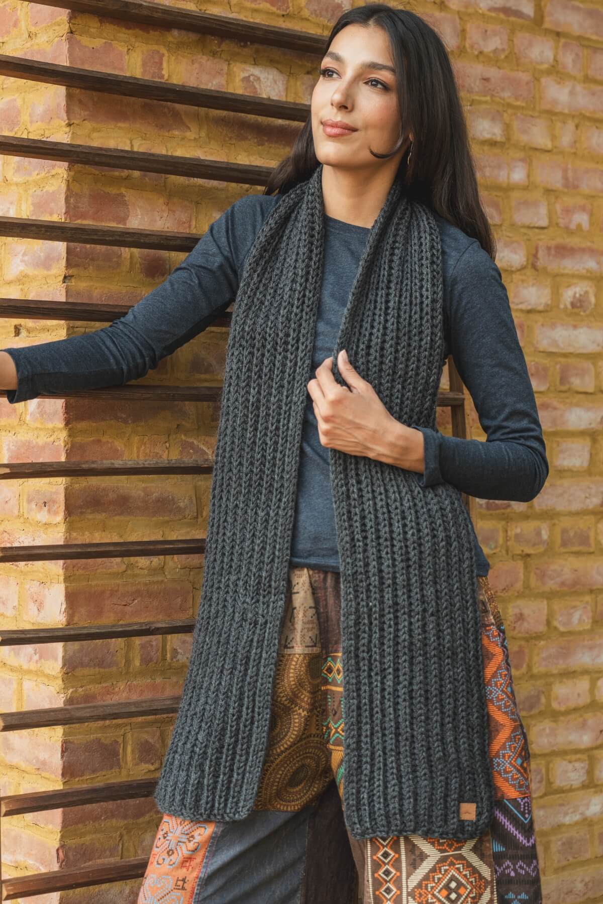 Merino Wool Scarf - Image 4