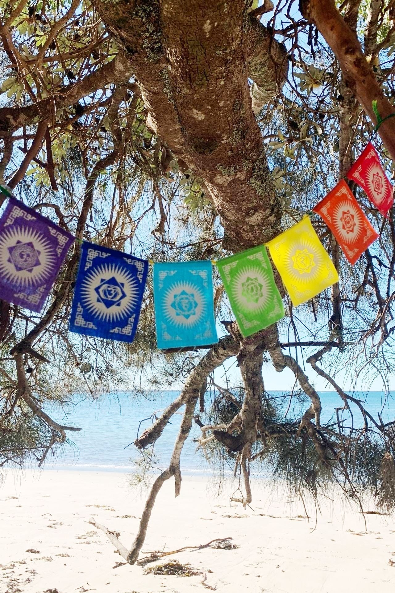 Mini Seven Chakra Prayer Flags - Image 3