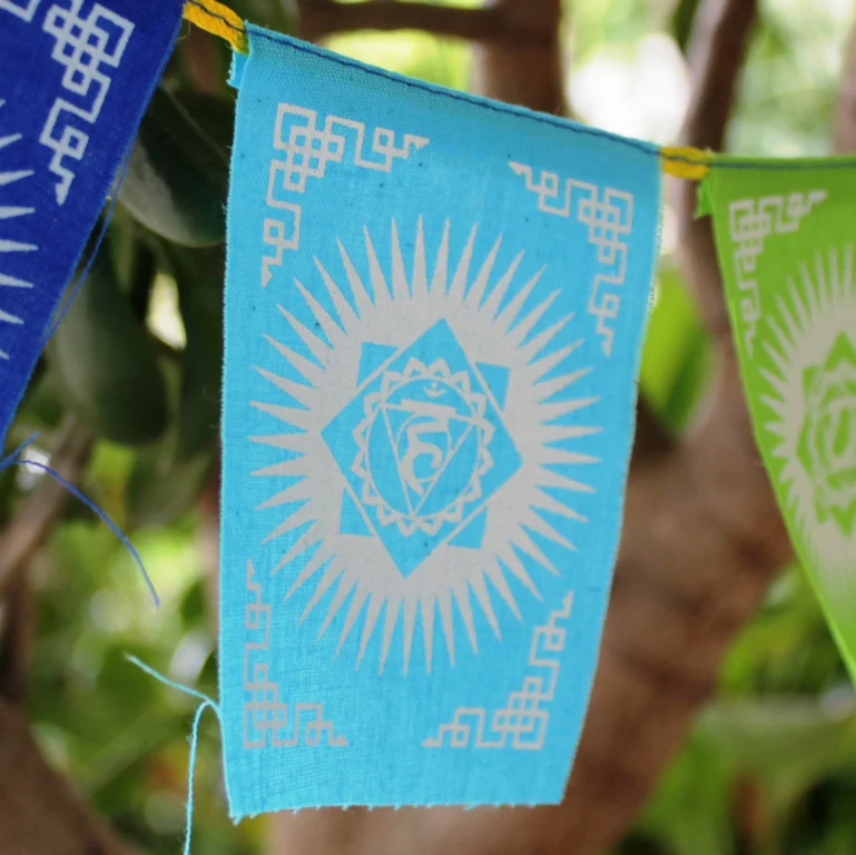 Mini Seven Chakra Prayer Flags - Image 8