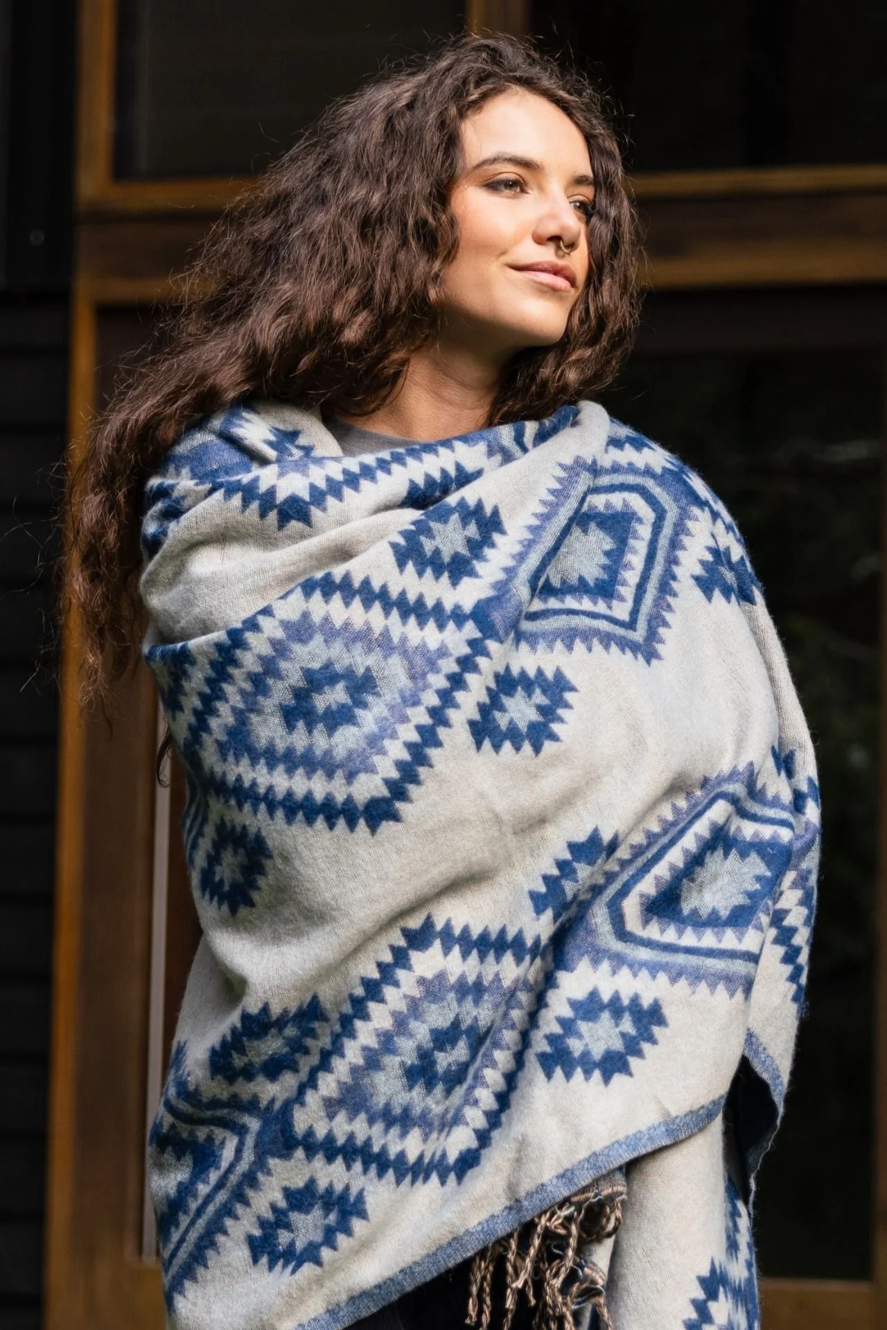 Nepalese Throw Rug - Image 2