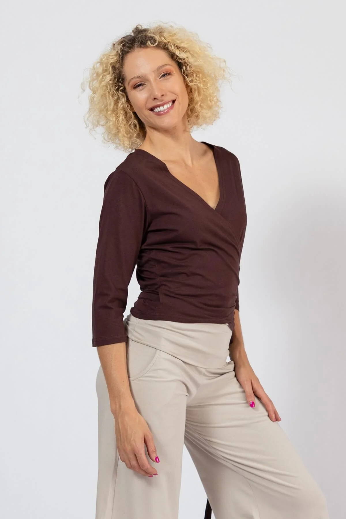Organic Wrap Top - Image 36