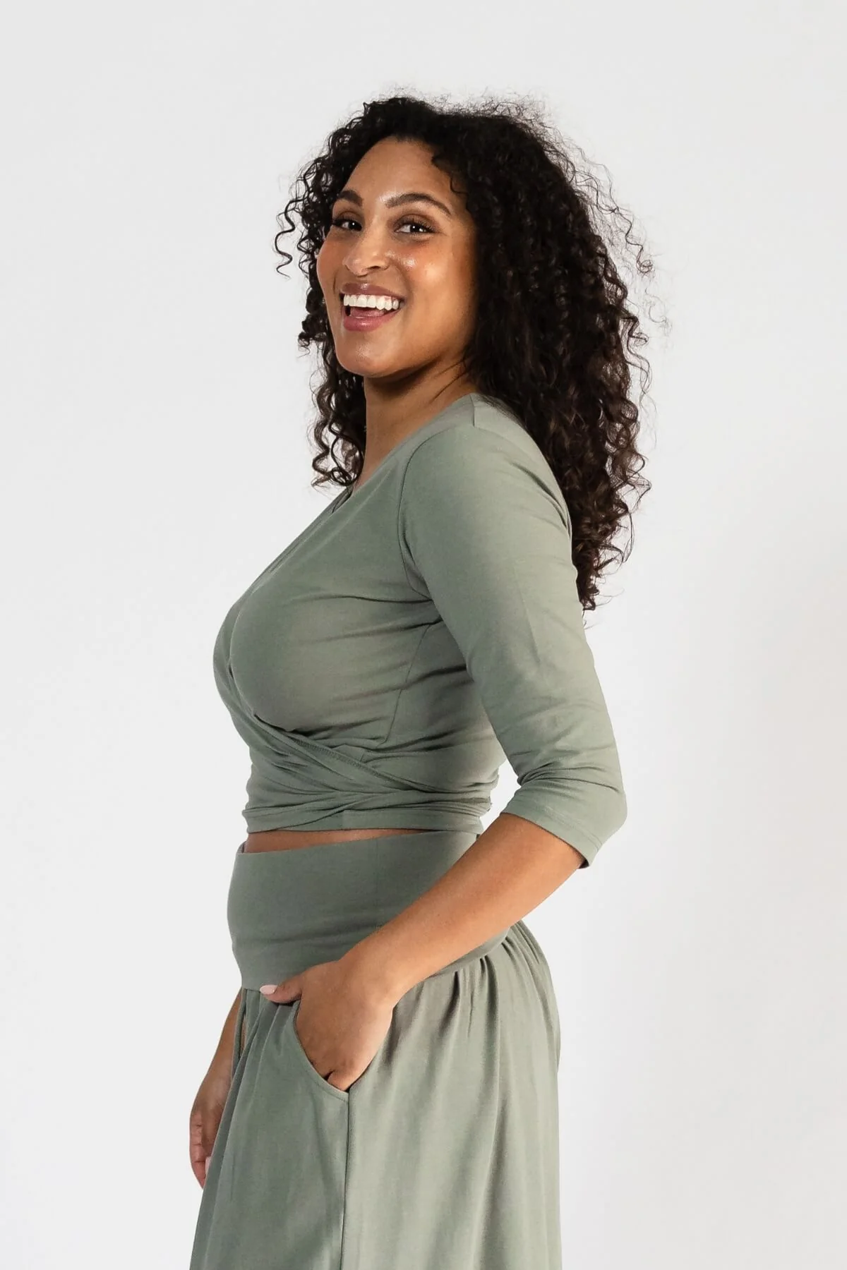 Organic Wrap Top - Image 7