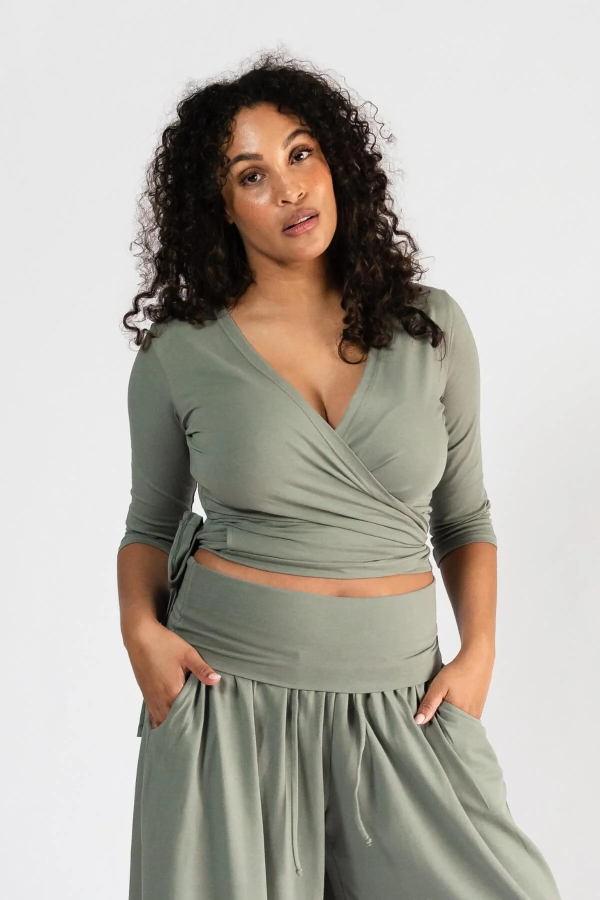 Organic Wrap Top - Image 9