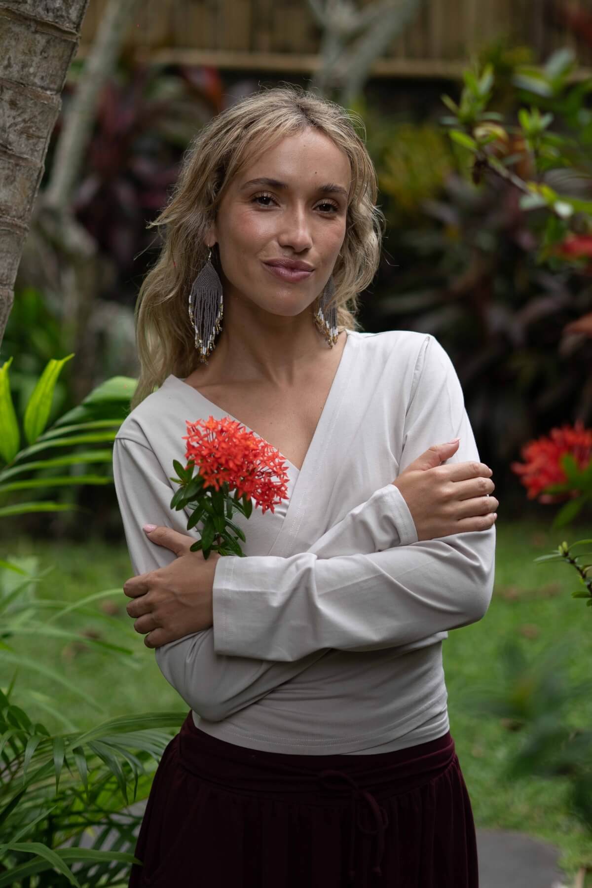Organic Wrap Top - Long Sleeve - Image 15