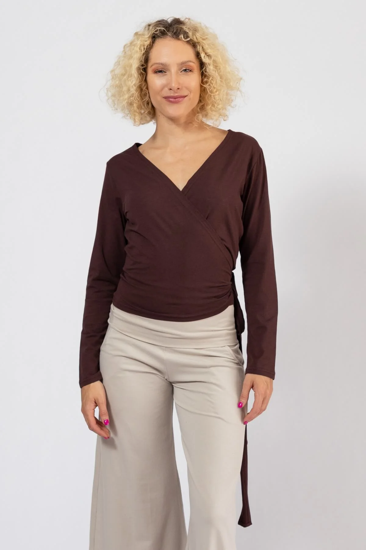 Organic Wrap Top - Long Sleeve - Image 21