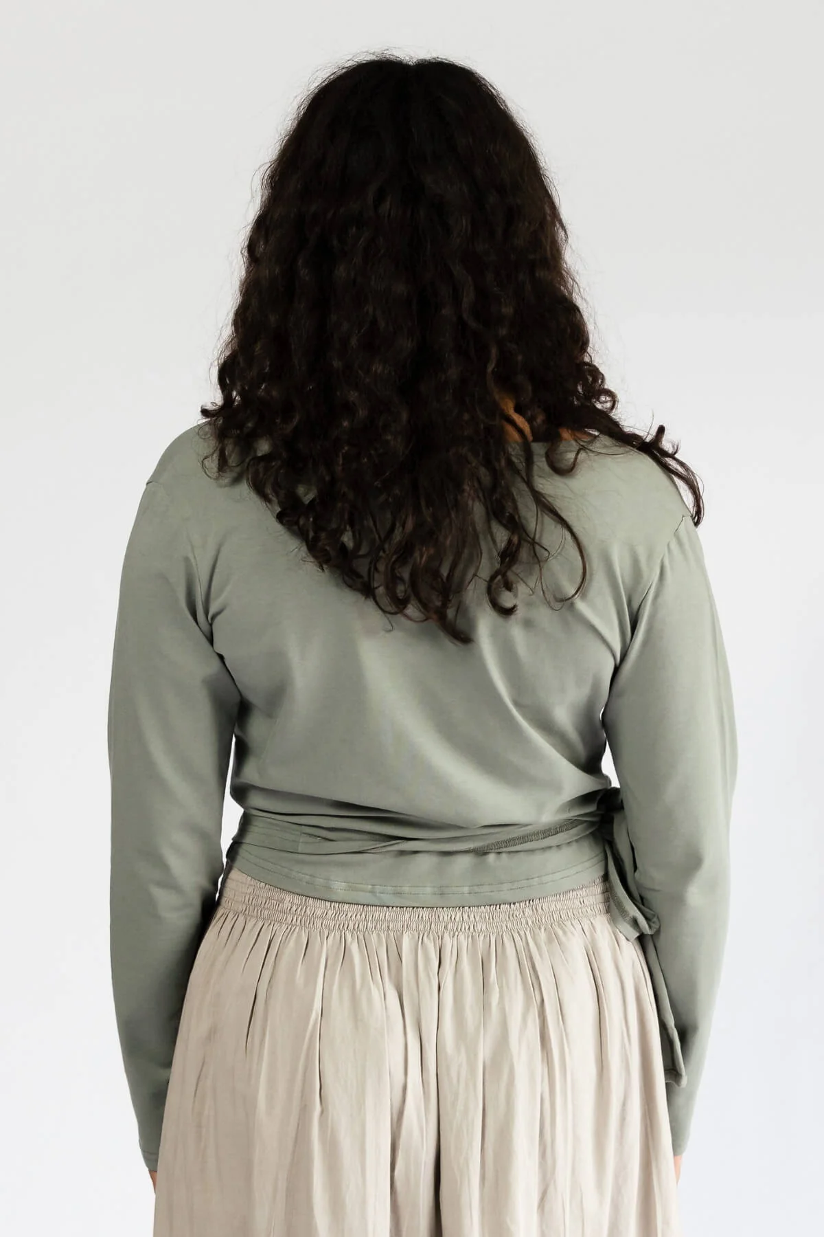 Organic Wrap Top - Long Sleeve - Image 8