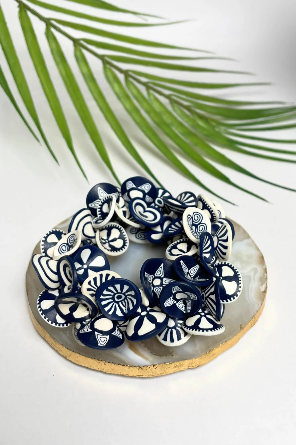 Petal Bracelet - Navy