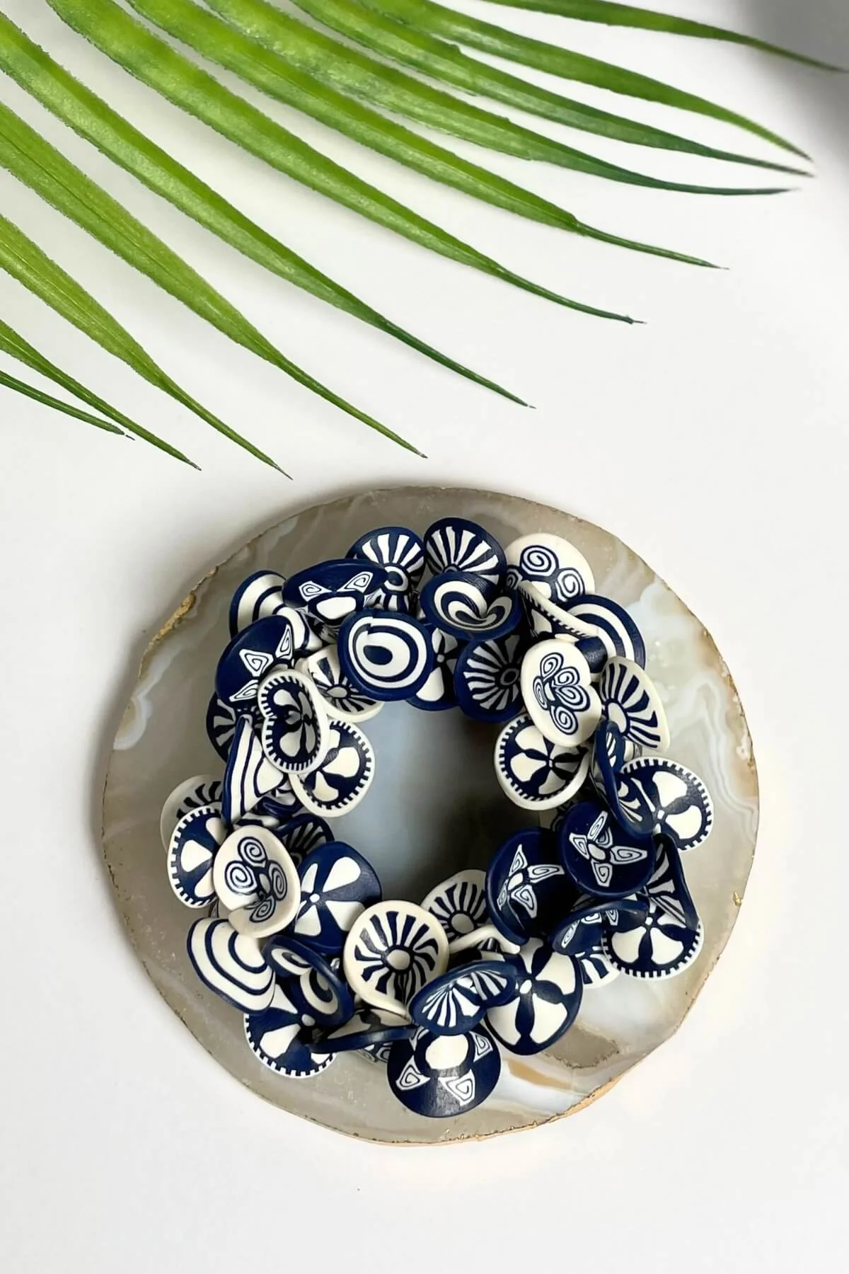 Petal Bracelet - Navy - Image 2