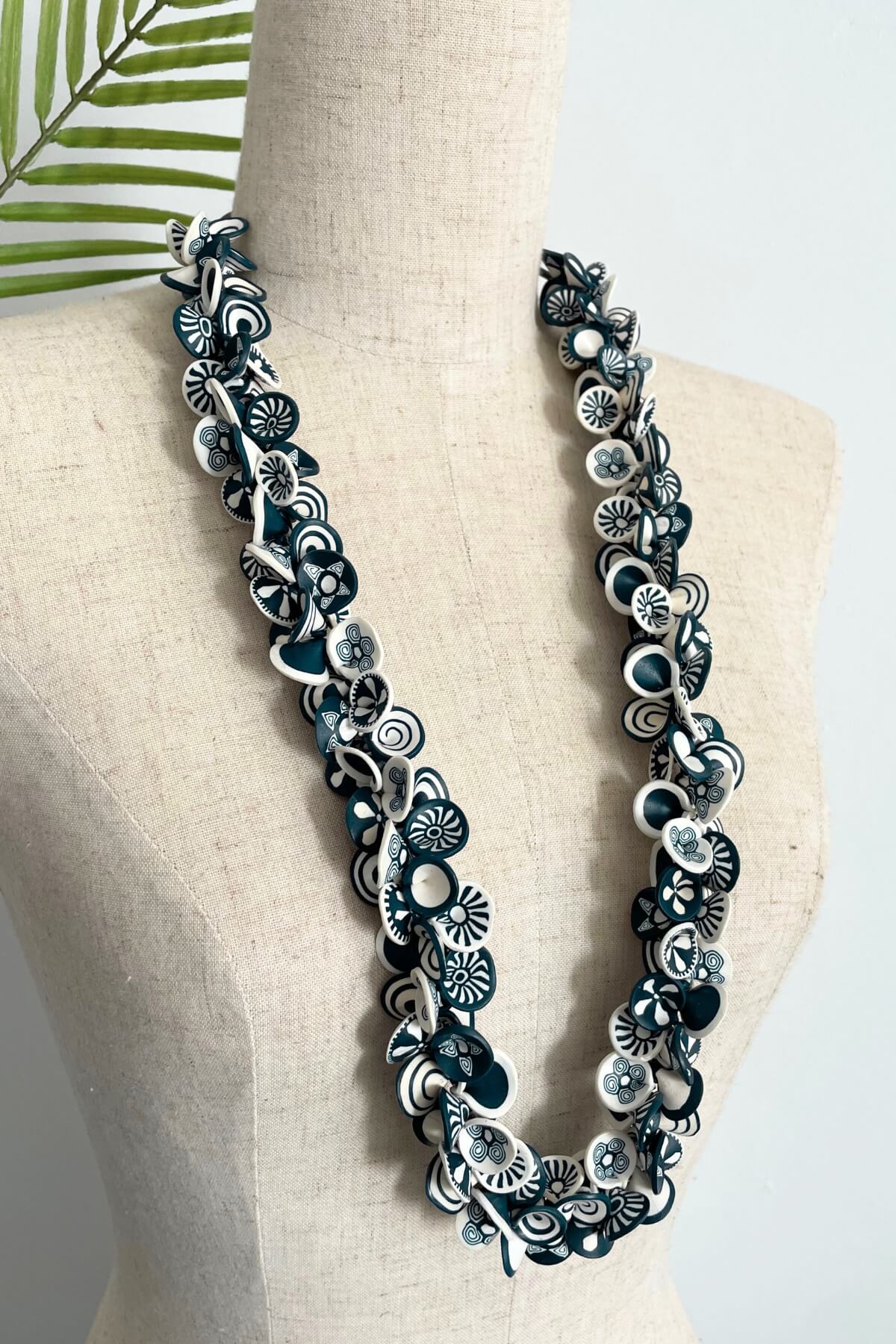 Petal Necklace - Navy - Image 3