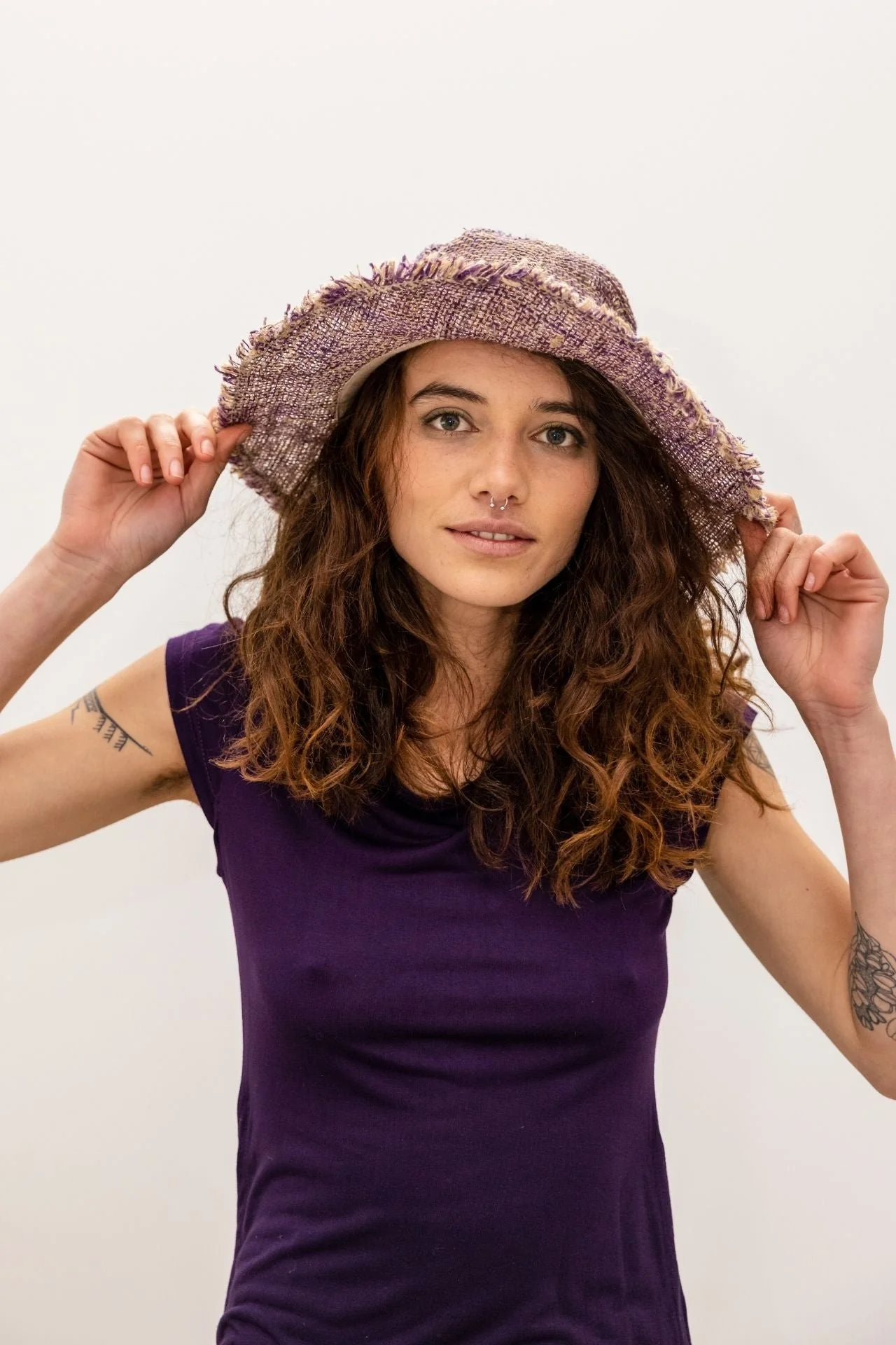 Rustic Hemp Hat - Image 3
