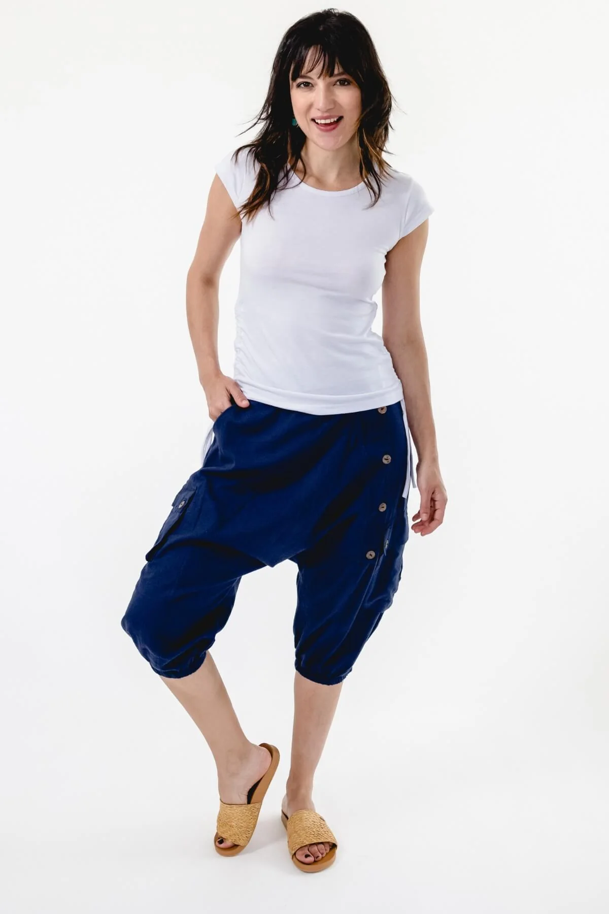 Short Drop Crotch Pants - Image 17