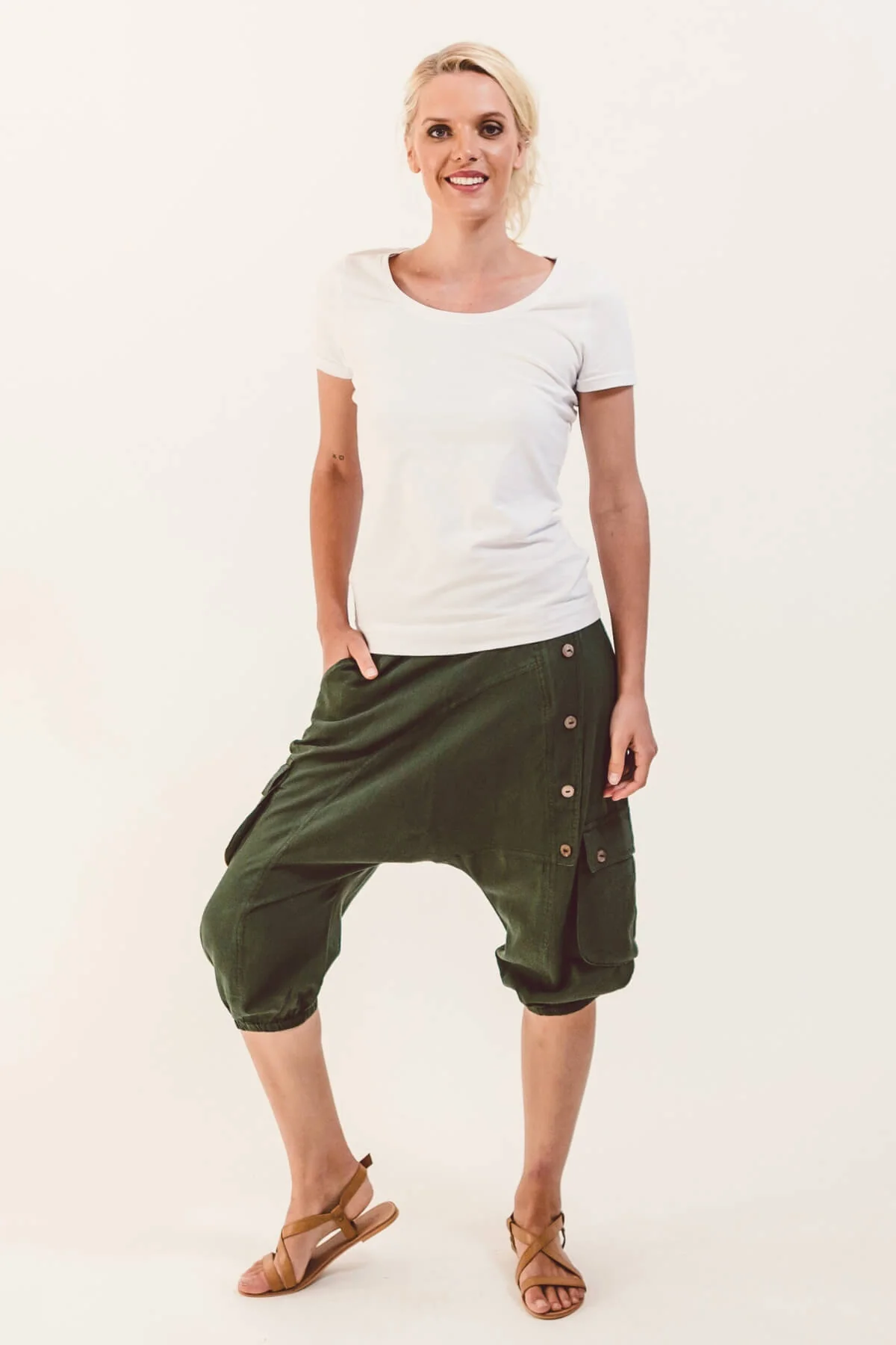 Short Drop Crotch Pants - Image 21